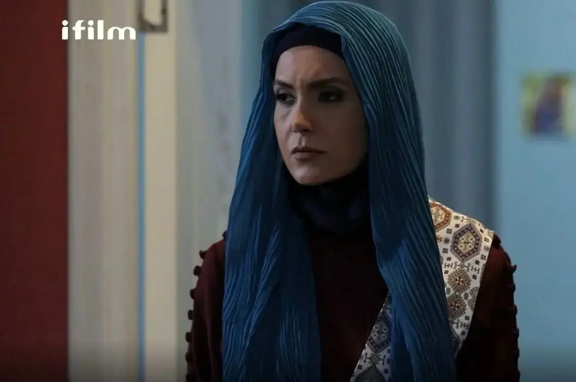 «سامیه لک و عوامل» در پشت صحنه (سریال آنام)؛ سال 96