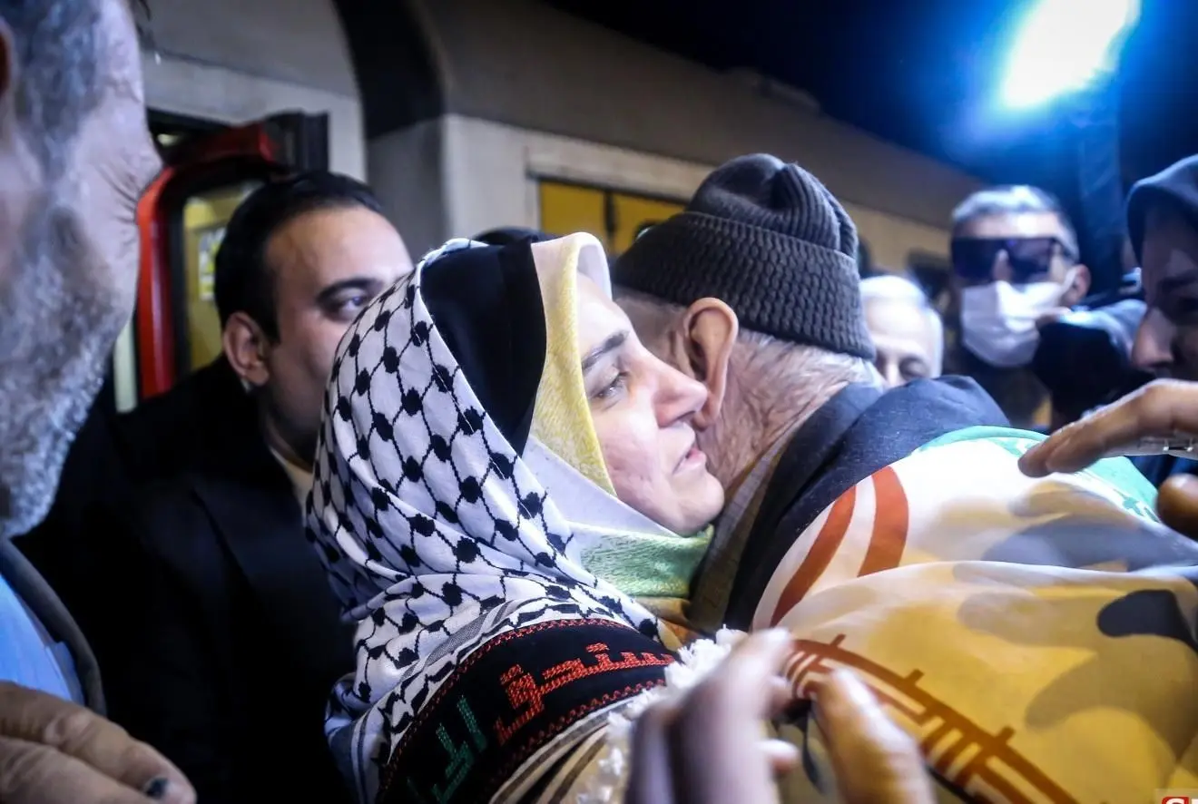 تصاویر؛ ورود مهدیه اسفندیاری به تهران