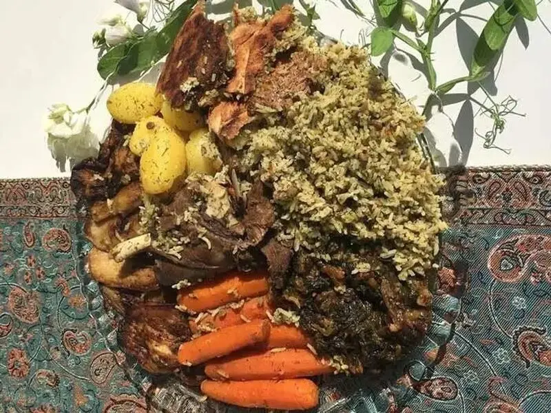 سبزی پلو