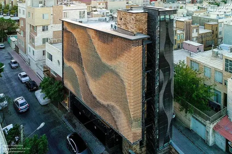 نمای ساختمان اراک ۲