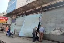 خسارت به بازار اندیمشک در حمله هوایی امروز