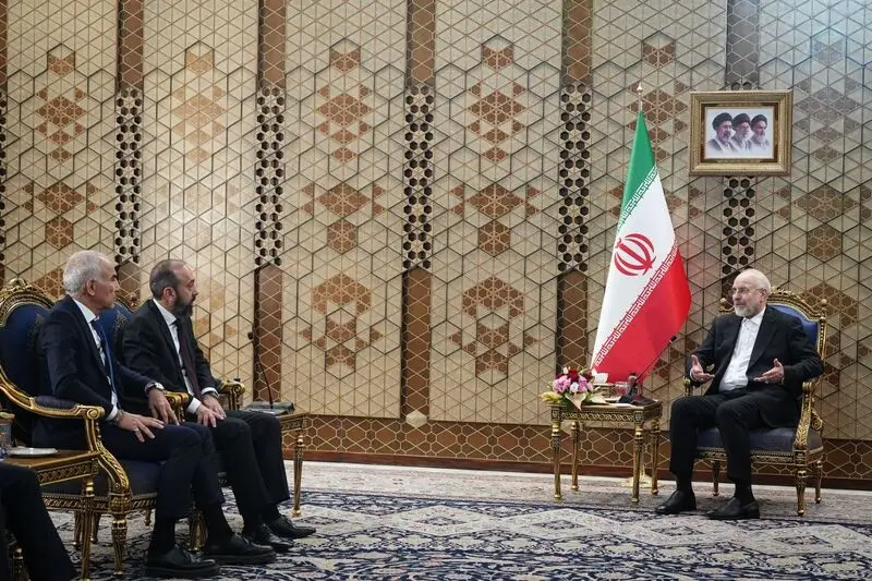 قالیباف و وزیرخارجه ارمنستان