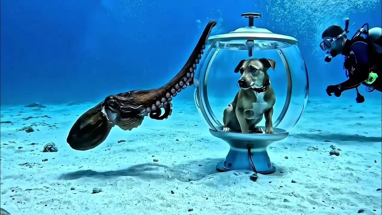 طوطی و سگ در زیر آب؛ نوآوری چینی‌ها در دنیای حیوانات خانگی