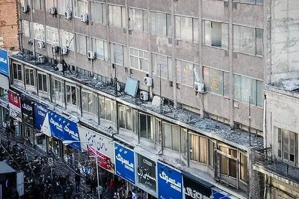 اسامی ساختمان‌های در معرض ریزش بازار تهران 