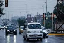 تصاویر؛ بارش باران در بغداد