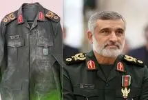 ببینید؛ لباسی که سردار حاجی‌زاده هنگام شهادت به تن داشت