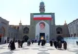 فیلم کامل اقامه نماز بر پیکرهای شهدای خانواده رهبر شهید توسط جوادی آملی