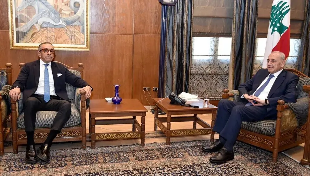 سفیر مصر در دیدار با نبیه بری: توافق اسلام‌آباد پیامدهای مثبتی بر لبنان خواهد داشت