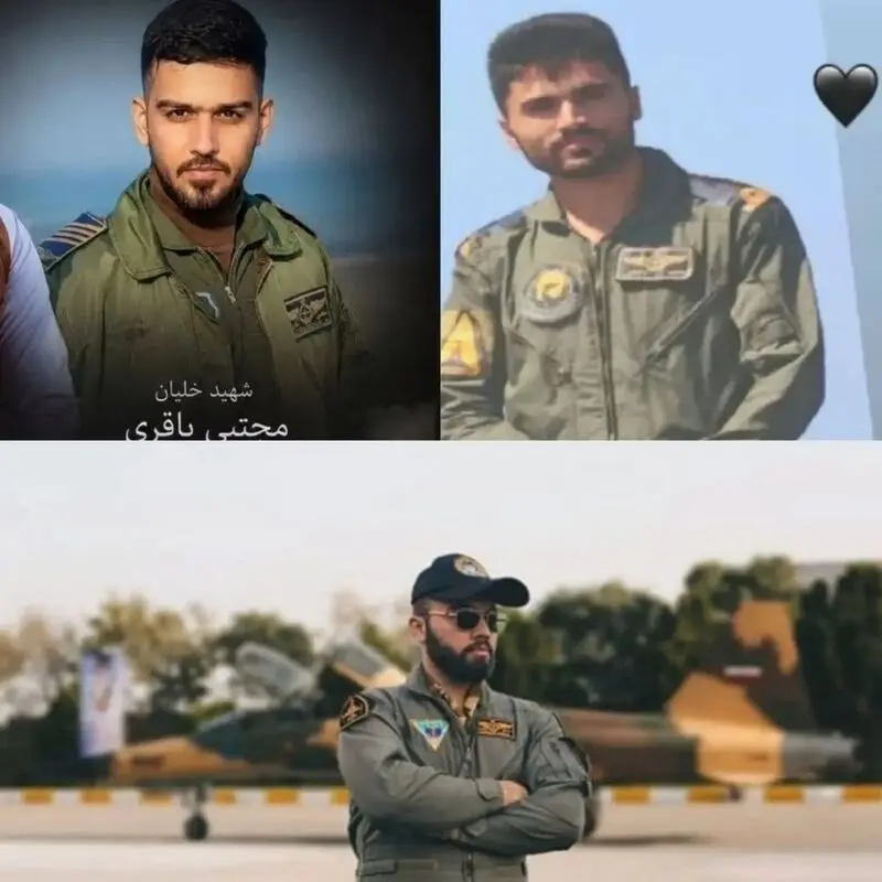 سه خلبان شهید ارتش