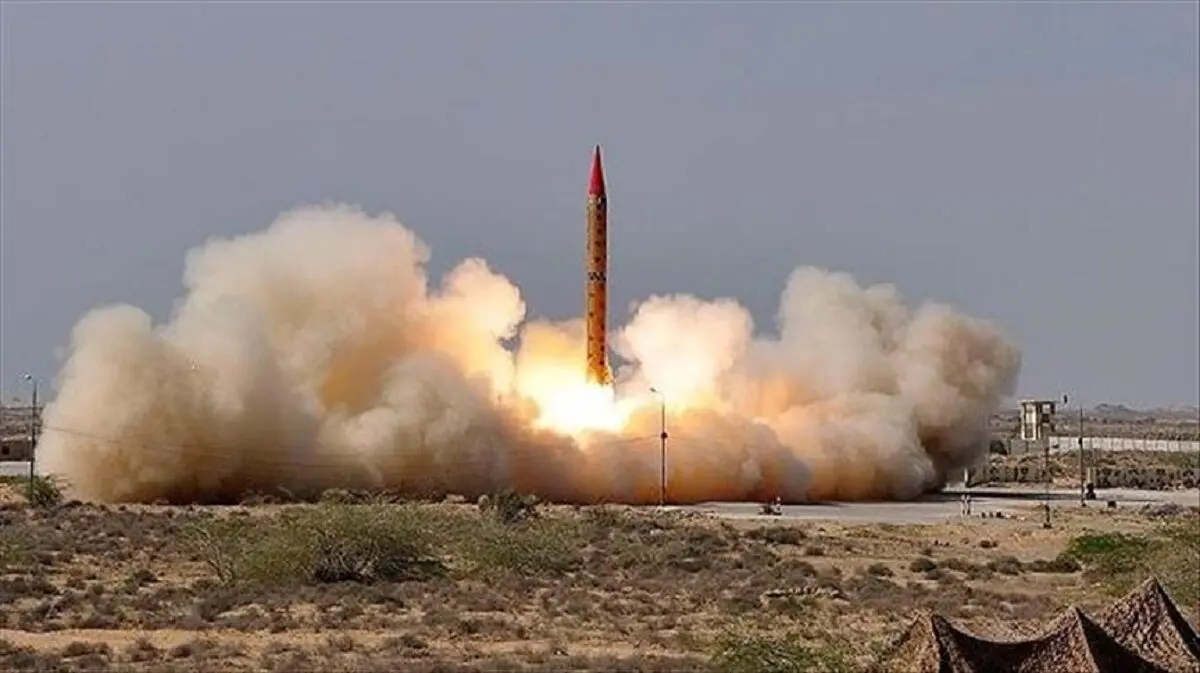 پاکستان موشک بالستیک آزمایش کرد