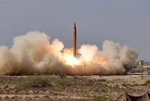 پاکستان موشک بالستیک آزمایش کرد