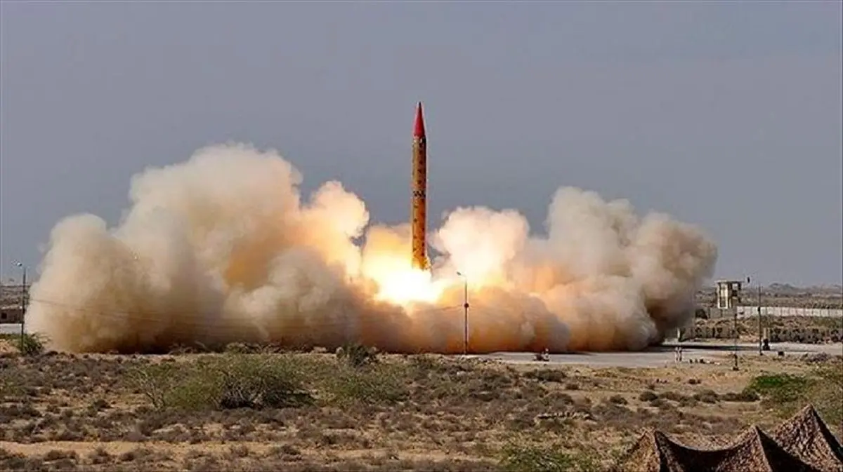 پاکستان موشک بالستیک آزمایش کرد