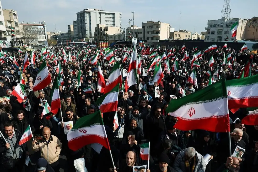 حضور گزارشگر CNN در میان تجمعات تبریز