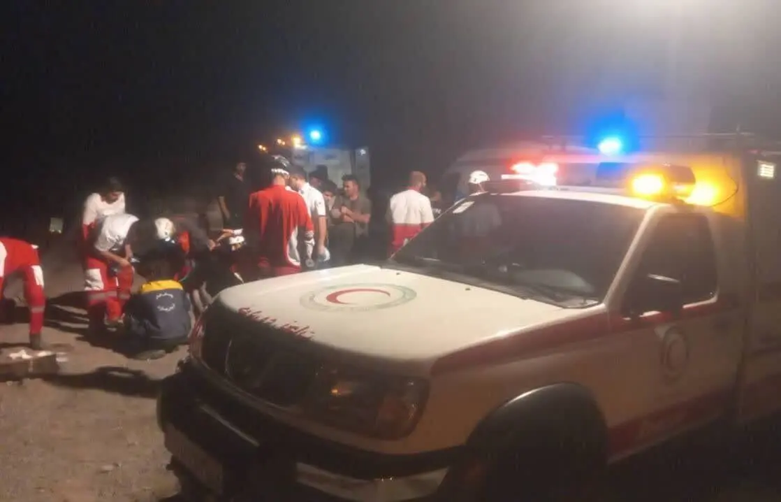 مصدومیت ۴۸ نفر در واژگونی اتوبوس در جاده باغین- جوپار کرمان