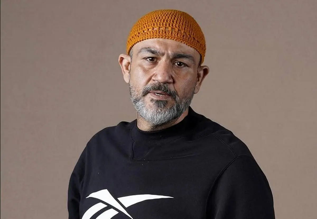 چهره خاص مهران غفوریان در اتاق گریم