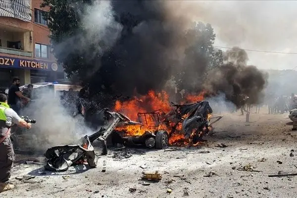 حمله پهپاد اسرائیلی به یک خودرو در لبنان