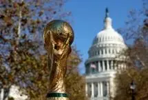 جام زرین جام جهانی به واشنگتن رسید