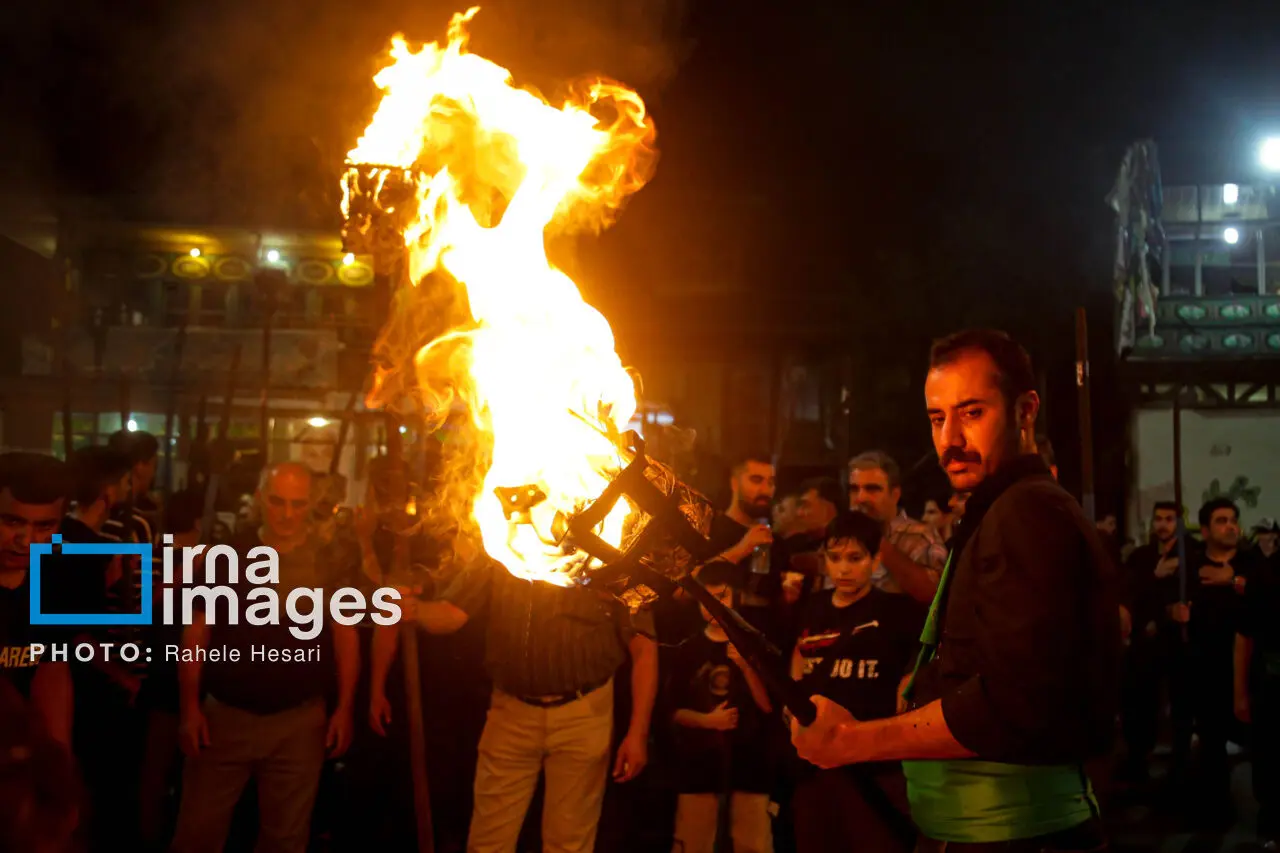 تصاویر؛ آیین سنتی و تاریخی «دسته‌چوبی» گرگان
