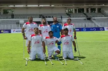 چهارمین برد پیاپی ایران در مسابقات فوتبال قطع عضو قهرمانی آسیا