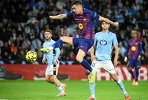 لواندوفسکی درخشید؛ بارسلونا مقابا سلتاویگو جان گرفت