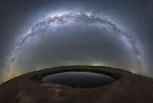 عکس روز ناسا از چشم خیره‌شده به راه شیری