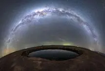 عکس روز ناسا از چشم خیره‌شده به راه شیری