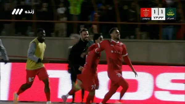 ببینید؛ گل دوم پرسپولیس به شمس آذر توسط اوستون اورونوف دقیقه 74