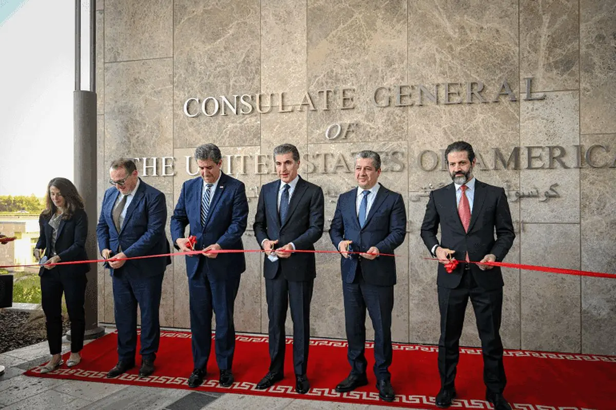 افتتاح بزرگترین کنسولگری امریکا در کردستان عراق