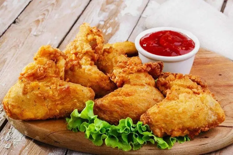مرغ سوخاری بدون روغن