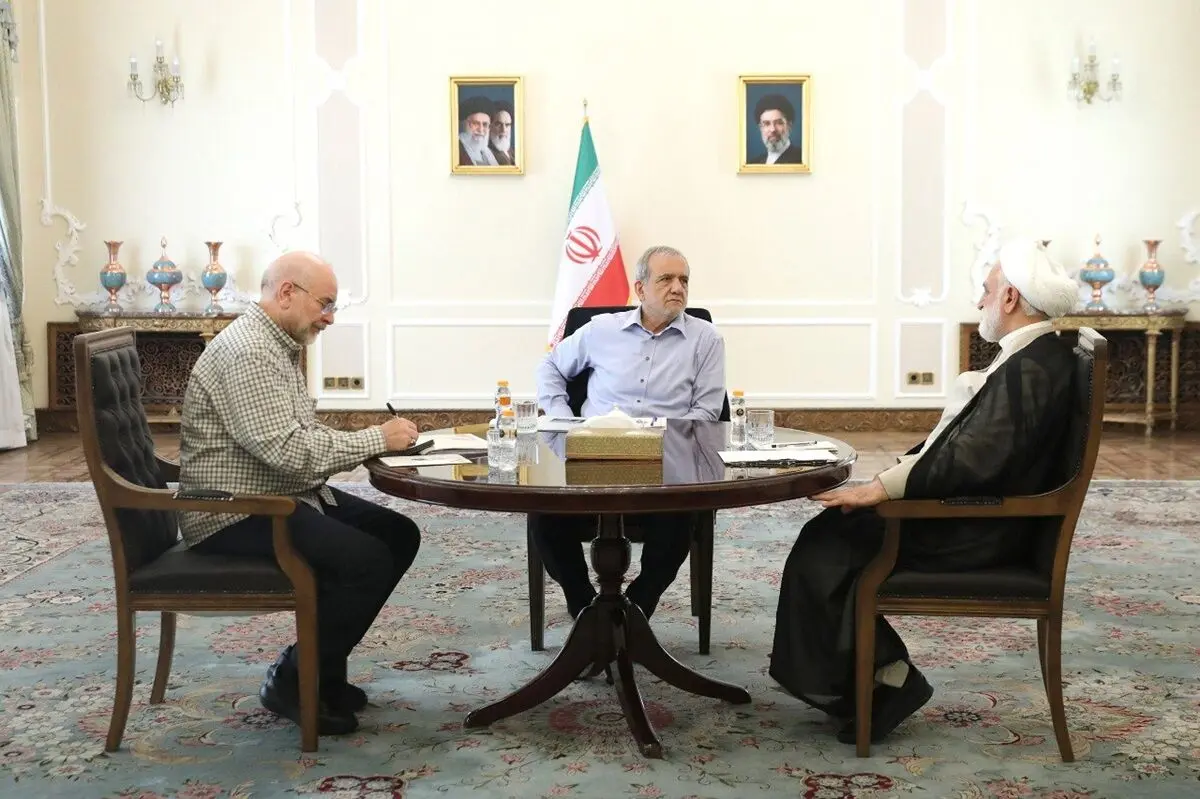 تصاویر؛ جلسه سران قوا به میزبانی پزشکیان