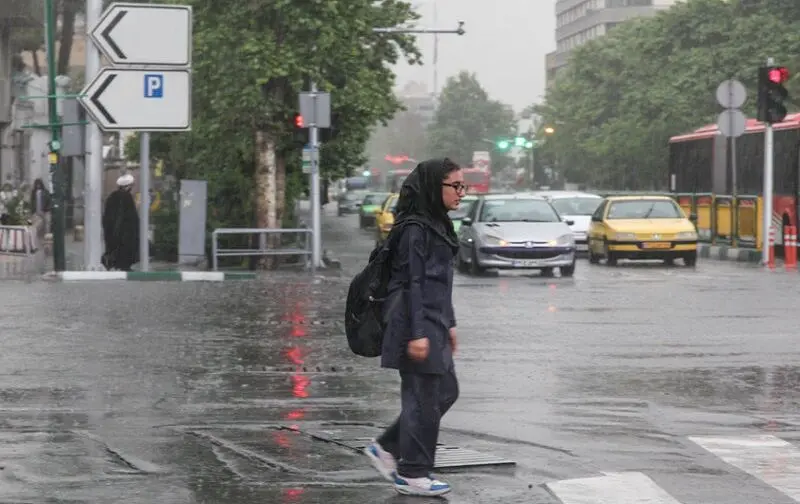 باران شدید مدارس این شهر را تعطیل کرد