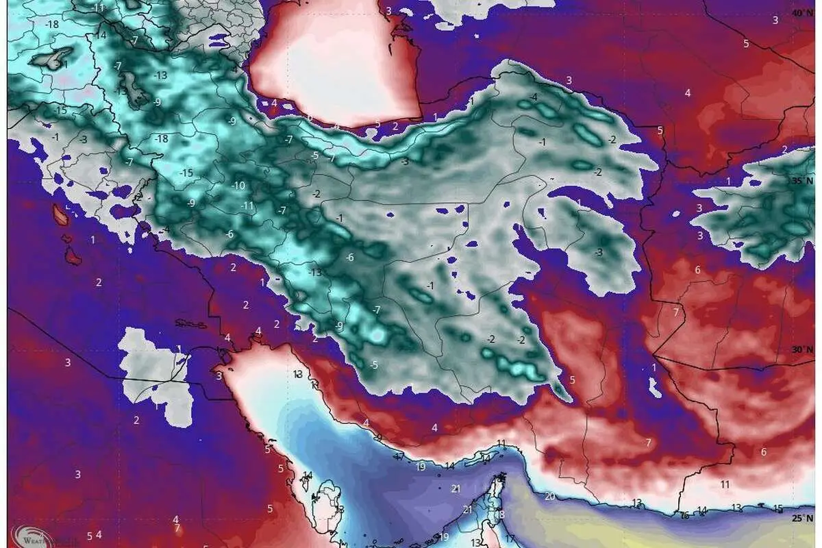 یخبندان شدید در راه کشور 