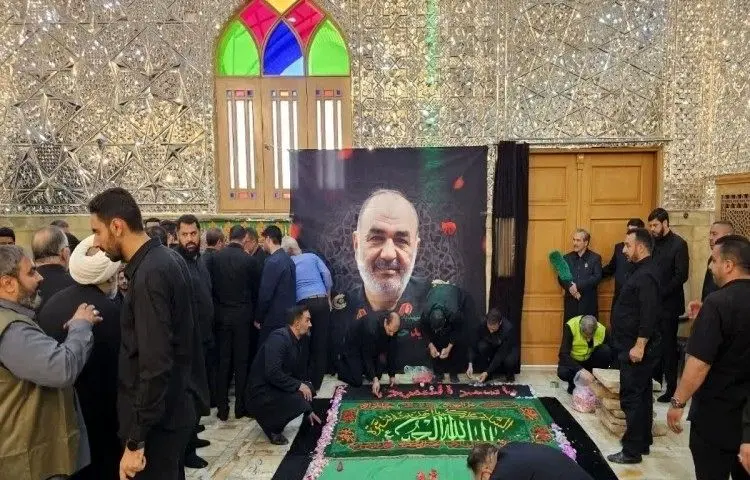 اولین تصویر از مزار شهید حاجی‌زاده و محل دفن سپهبد سلامی