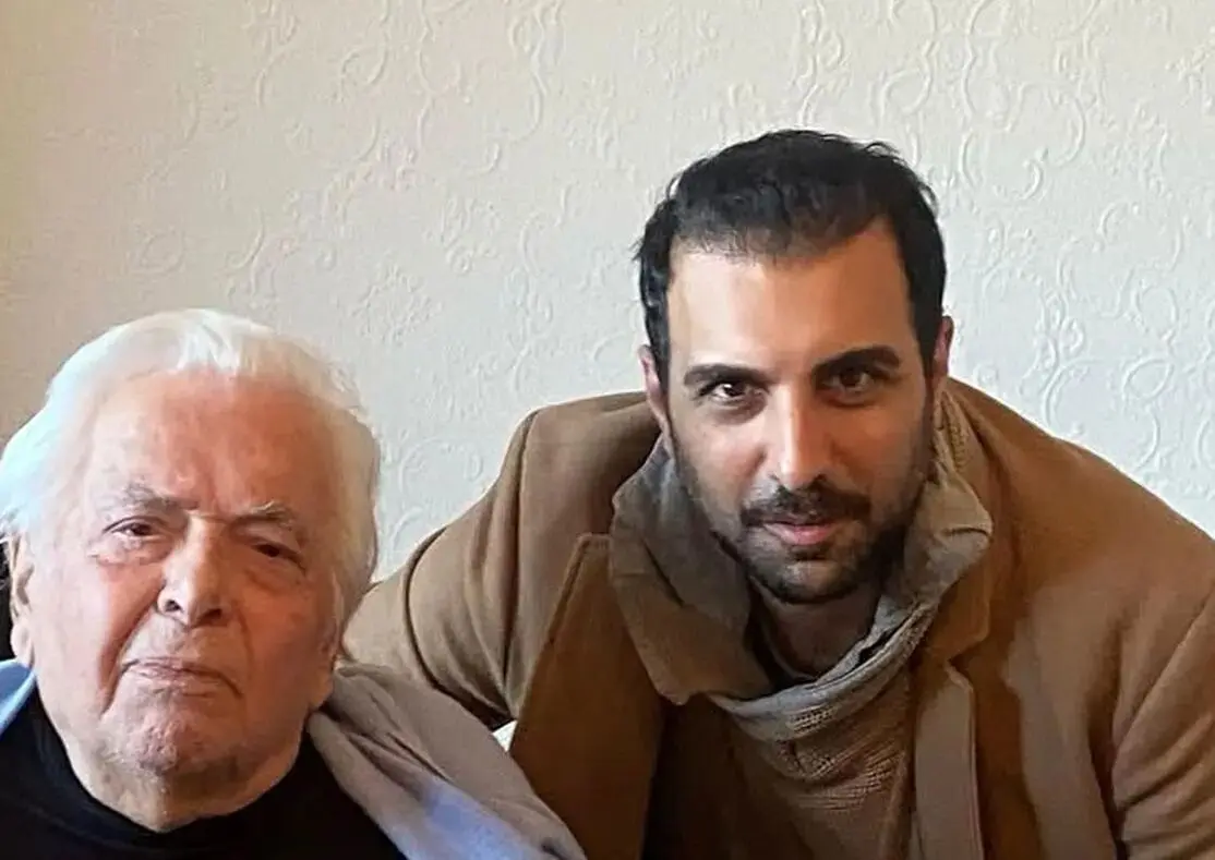 «پولاد کیمیایی» در 10 سالگی در کنار «گوگوش» در پیست اسکی 