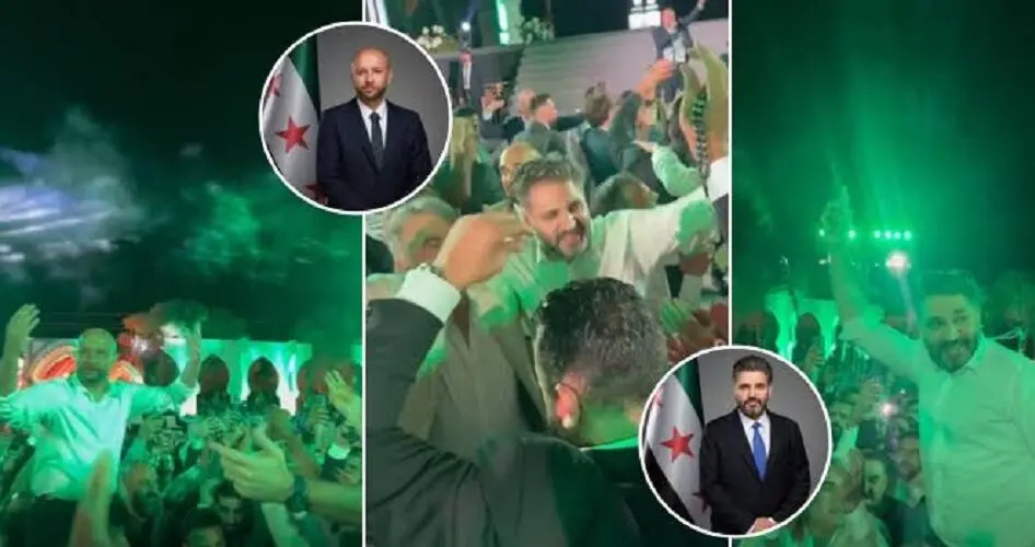 رقص دبکه وزیران سوری در مراسم عروسی خبرساز شد