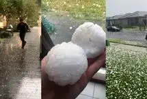 ببینید؛ تگرگ‌های بزرگ خسارات گسترده‌ای در استرالیا به بار آورد