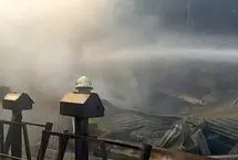 تصاویر اولیه از محل سقوط بالگرد در درچه اصفهان
