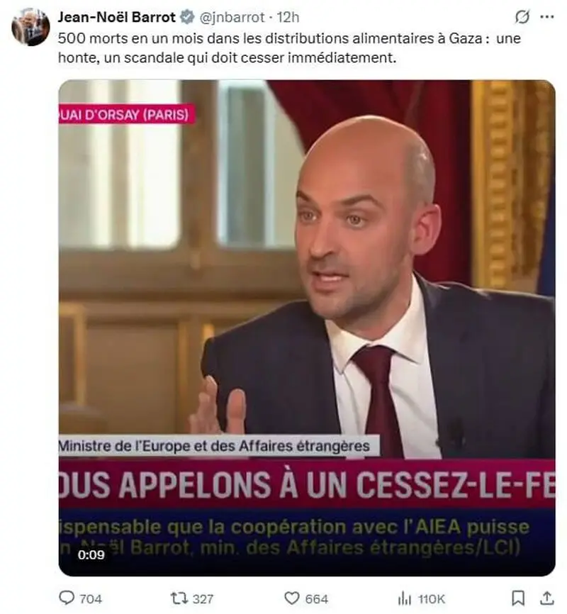 وزیر خارجه فرانسه