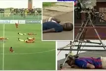 ببینید؛ هجوم زنبورها به یک مسابقه فوتبال 