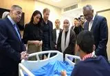 دیدار شاهزاده هری و همسرش با جنگ‌زدگان غزه