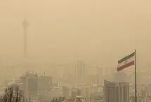 تهران در محاصره باد و گردوخاک