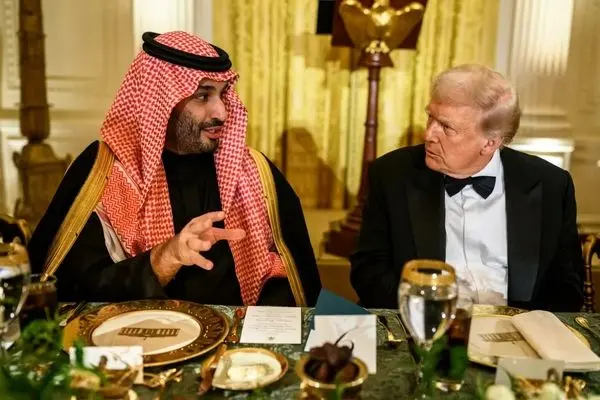 ببینید؛ ترامپ به بن سلمان شام چه داد؟