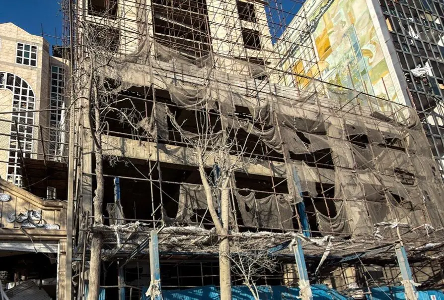 تصاویر؛ خسارات حمله به خیابان ترکمنستان