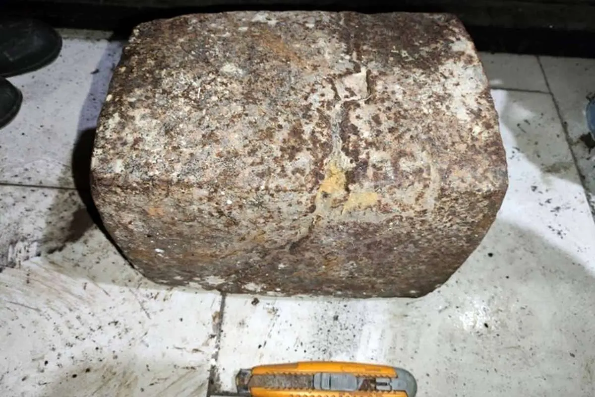 کشف شمش آهن تاریخی در ماسوله