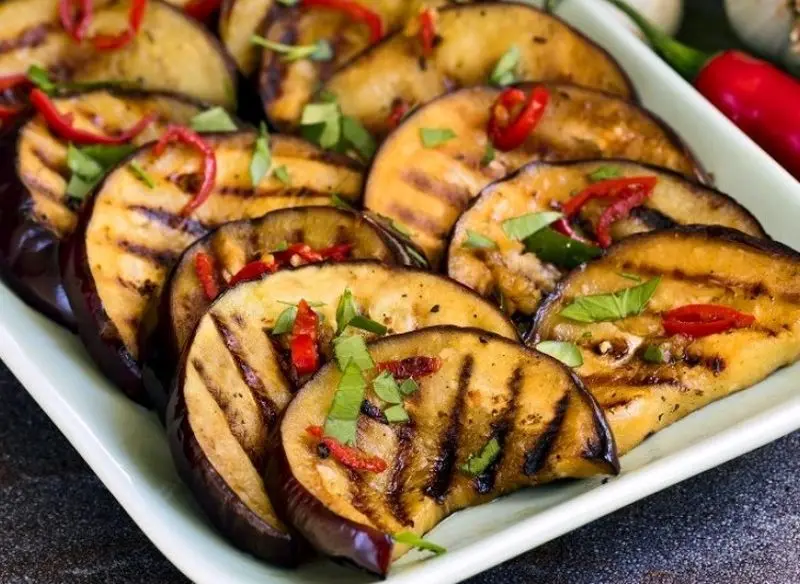 بادمجان گریل شده