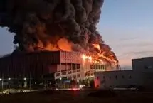 آتش سوزی مهیب یک ساختمان در کره جنوبی
