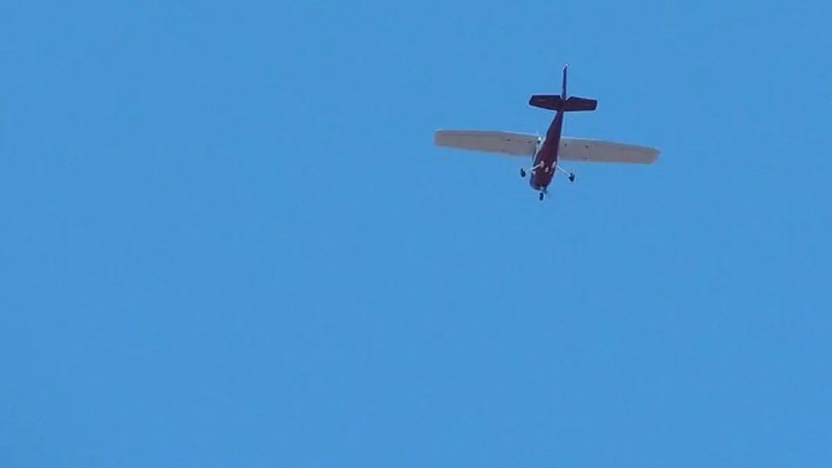 سقوط هواپیمای سبک در کره جنوبی