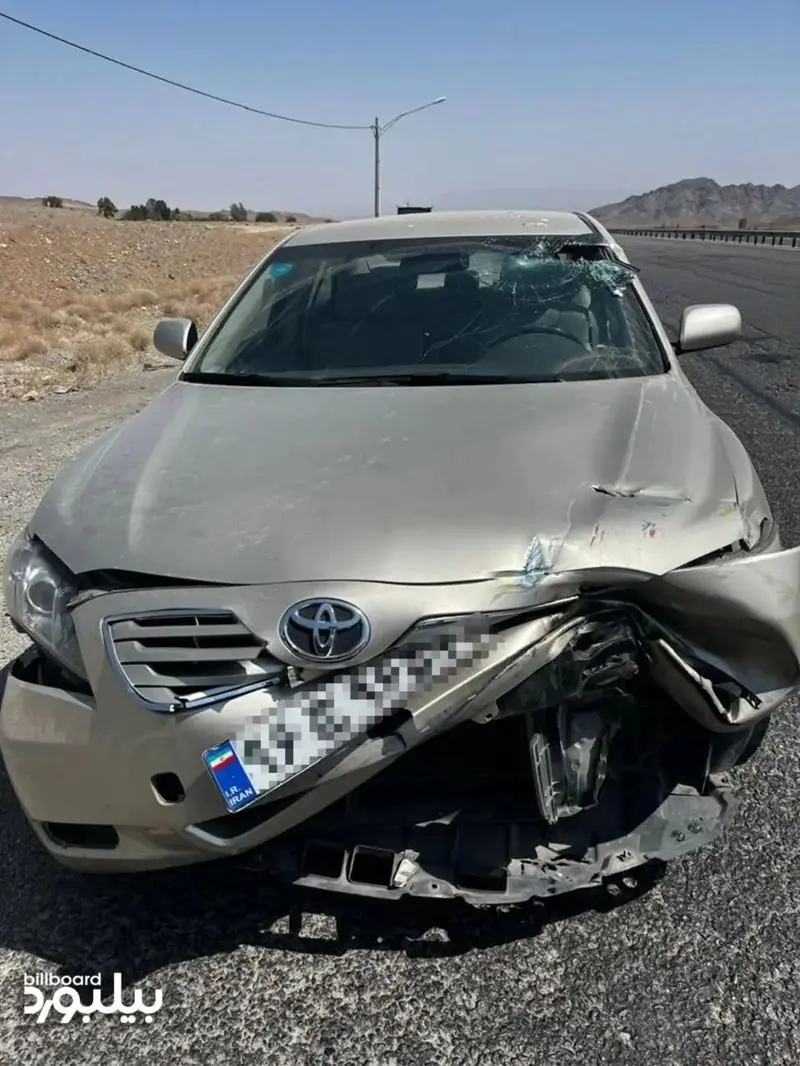 تصادف علیرضا افتخاری