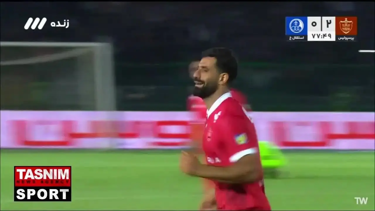 ببینید؛ گل دوم پرسپولیس به استقلال خوزستان با پنالتی کنعانی دقیقه 78