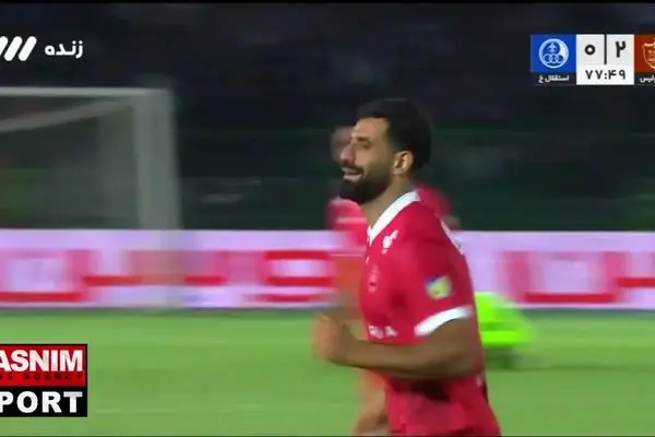 ببینید؛ گل دوم پرسپولیس به استقلال خوزستان با پنالتی کنعانی دقیقه 78